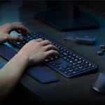 Logitech-MX-Keys-S-tastiera-Universale-RF-senza-fili--Bluetooth-AZERTY-Belga-Grafite