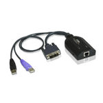 ATEN Adattatore KVM USB DVI Virtual Media con supporto Smart Card