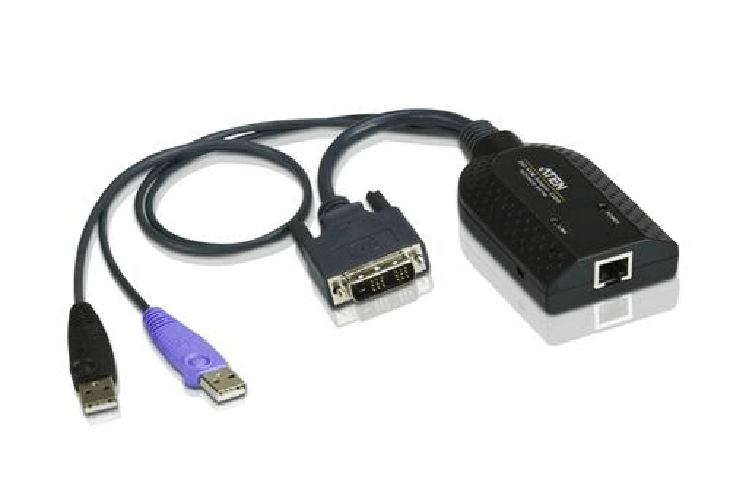 Typ-KVM-Kabel--Monitor-DVI--Tastatur-Maus-USB--Audio-N-A