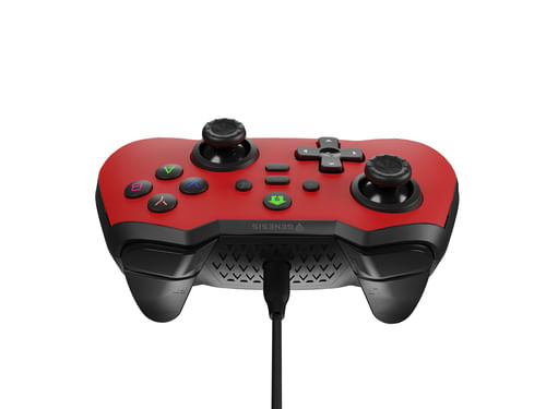 Gamepad-MANGAN-300-cablato-rosso-nero