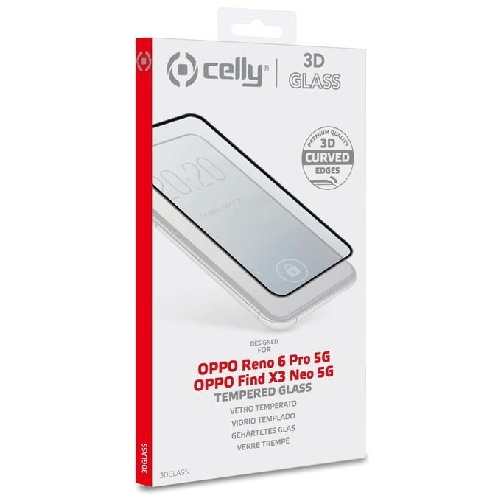 Celly-3D-glass-Pellicola-proteggischermo-trasparente-Oppo-1-pz