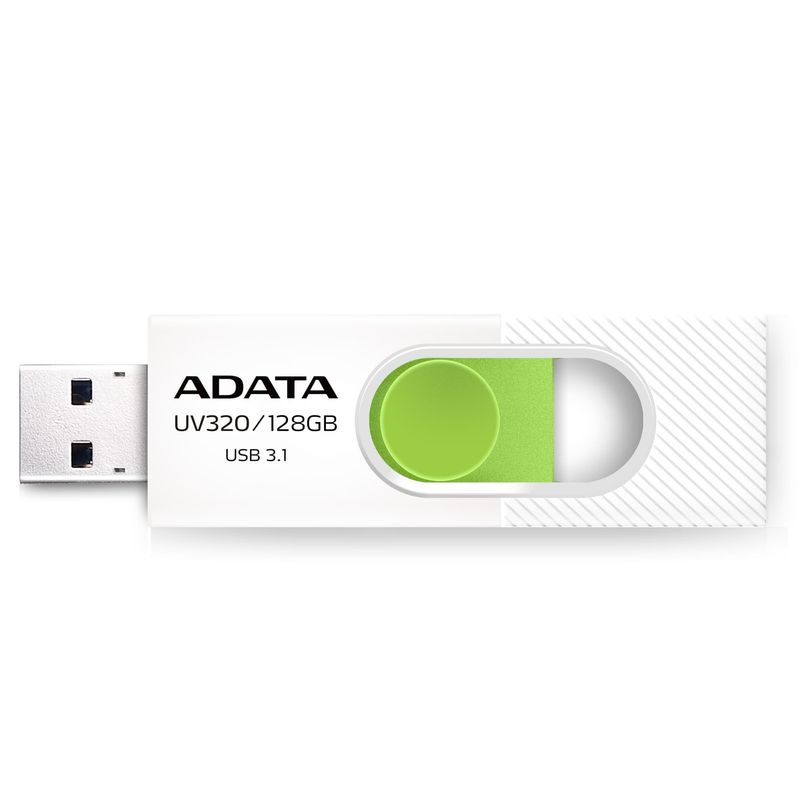 Adata-USB-3.0-UV320-128GB-White-Green--AUV320-128G-RWHGN-