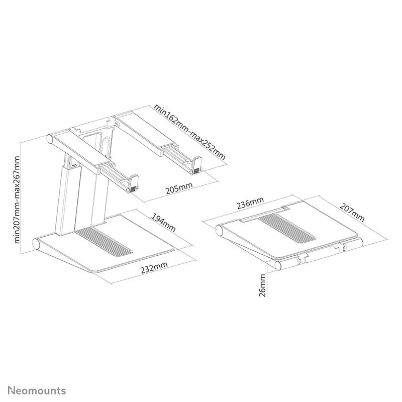 Neomounts-Supporto-per-laptop