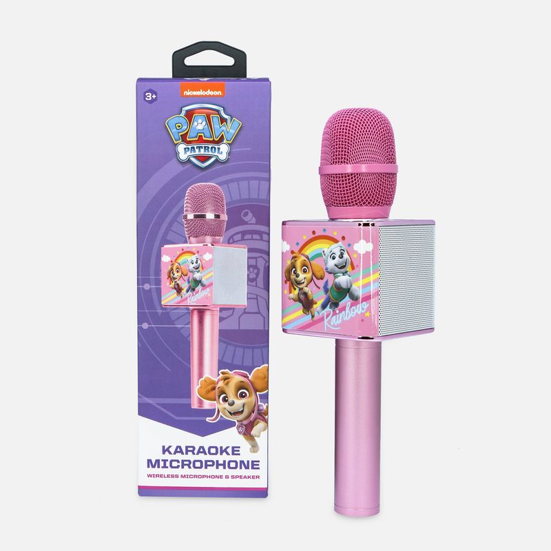 Oceania-Trading-Paw-Patrol-Pink-Car-Microfono
