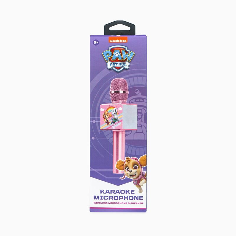 Oceania-Trading-Paw-Patrol-Pink-Car-Microfono