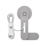 Sandberg 441-53 Caricabatterie per dispositivi mobili Smartphone Grigio USB Carica wireless Auto Interno (ScreenMount Ma