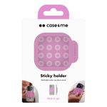 Case--Me-CMSILSUCTION3-supporto-per-personal-communication-Supporto-passivo-Telefono-cellulare-smartphone-Rosa