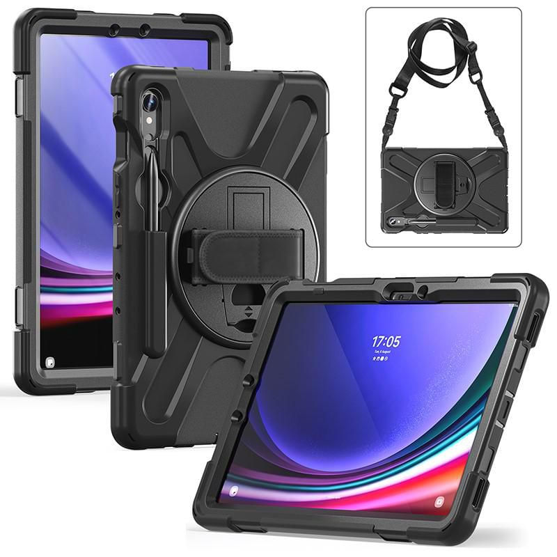 eSTUFF-ES681857-BULK-custodia-per-tablet-279-cm-11--AUSTIN-Defender-Case-Samsung---Galaxy-Tab-S9-FE-S9-S8-S7---with-hand