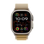 Apple-Watch-Ultra-2-GPS---Cellular-49mm-Cassa-in-Titanio-con-Tan-Alpine-Loop---Medium