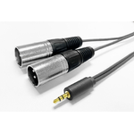 Vivolink PROMJXLRS15 cavo audio 15 m 3.5mm 2 x XLR Nero (3.5MM CABLE to 2 x XLR male - 15m - Warranty 144M)