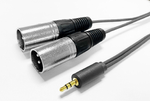 Vivolink-PROMJXLRS15-cavo-audio-15-m-3.5mm-2-x-XLR-Nero--3.5MM-CABLE-to-2-x-XLR-male---15m---Warranty-144M-