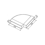 Faber Flam FABER S.p.A. 112.0157.300 accessorio per cappa Tubo di prolunga per cappa aspirante