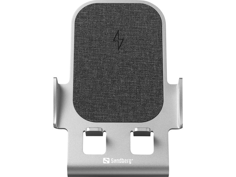 Sandberg-441-51-Caricabatterie-per-dispositivi-mobili-Smartphone-Grigio-USB-Carica-wireless-Ricarica-rapida-Interno--Wir