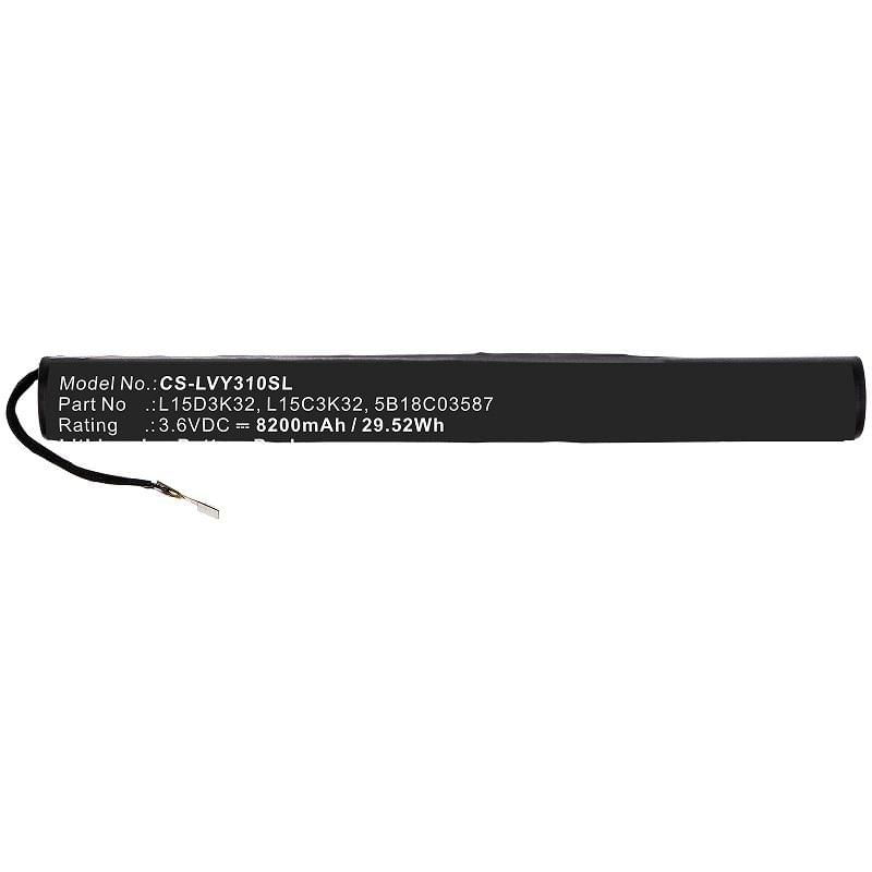 CoreParts-MBXTAB-BA061-ricambio-e-accessorio-per-tablet-Batteria--Battery-29.52Wh-Li-ion-3.6V---8200mAh-Black-for-Lenovo