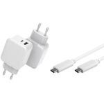 CoreParts MBXUSB-AC0014 Caricabatterie per dispositivi mobili Universale Bianco AC Ricarica rapida Interno