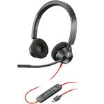 Hp POLY Cuffie Blackwire 3320 con connettore USB-C (POLY BW3320 USB-C HEADSET)