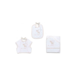 Italbaby Set 3 Pezzi Spugna Bear Avorio