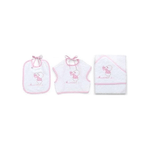 Italbaby Set 3 Pezzi Spugna Bear Rosa