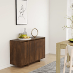 vidaXL Credenza Marrone Sonoma 120x41x75 cm in Truciolato