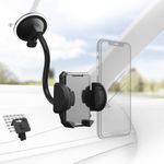 Hama-Multi-Telefono-cellulare-smartphone-Nero--Hama-Multi-2-in-1-Mobile-Phone-Holder-Suction-Cup-Grating-Clamp-Flexible-