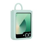 Samsung-Galaxy-Z-Flip6-Silicone-Case-with-Ring-Verde