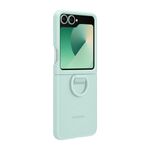 Samsung-Galaxy-Z-Flip6-Silicone-Case-with-Ring-Verde