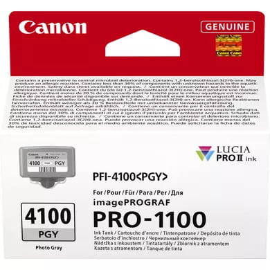 Canon-LUCIA-PRO-II-cartuccia-d-inchiostro-1-pz-Originale-Resa-standard-Grigio-per-foto