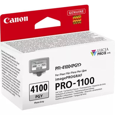 Canon-LUCIA-PRO-II-cartuccia-d-inchiostro-1-pz-Originale-Resa-standard-Grigio-per-foto