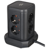 Brennenstuhl-1153560000-prolunghe-e-multiple-2-m-8-presa-e--AC-Interno-Nero