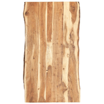 vidaXL Piano del Tavolo in Legno Massello di Acacia 118x(50-60)x3,8 cm