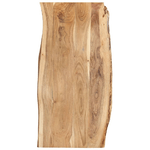 vidaXL Piano del Tavolo in Legno Massello di Acacia 118x(50-60)x2,5 cm