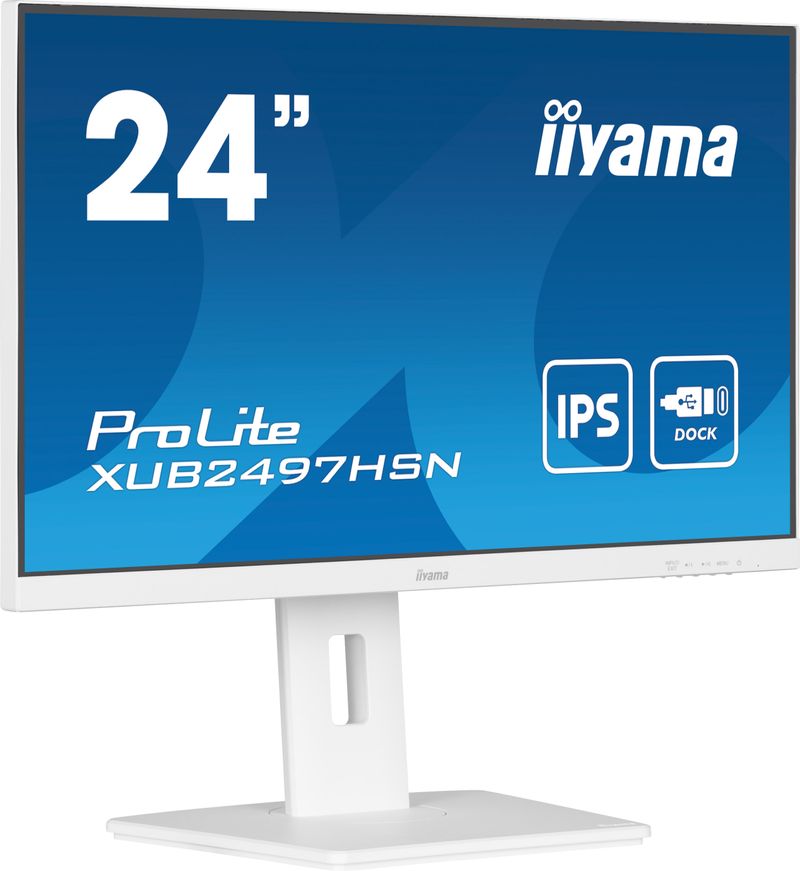 iiyama-ProLite-XUB2497HSN-W1-Monitor-PC-605-cm--23.8---1920-x-1080-Pixel-Full-HD-LED-Bianco