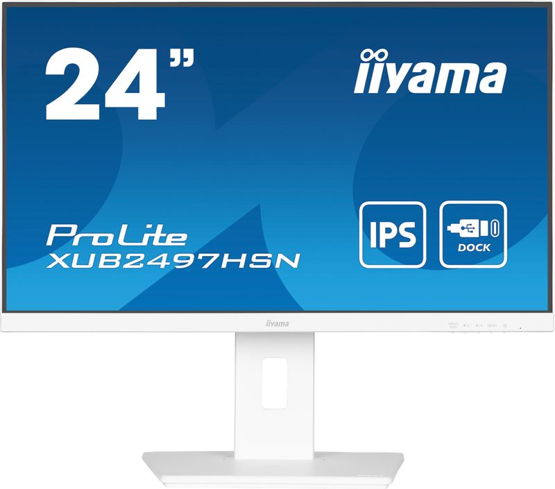 iiyama-ProLite-XUB2497HSN-W1-Monitor-PC-605-cm--23.8---1920-x-1080-Pixel-Full-HD-LED-Bianco