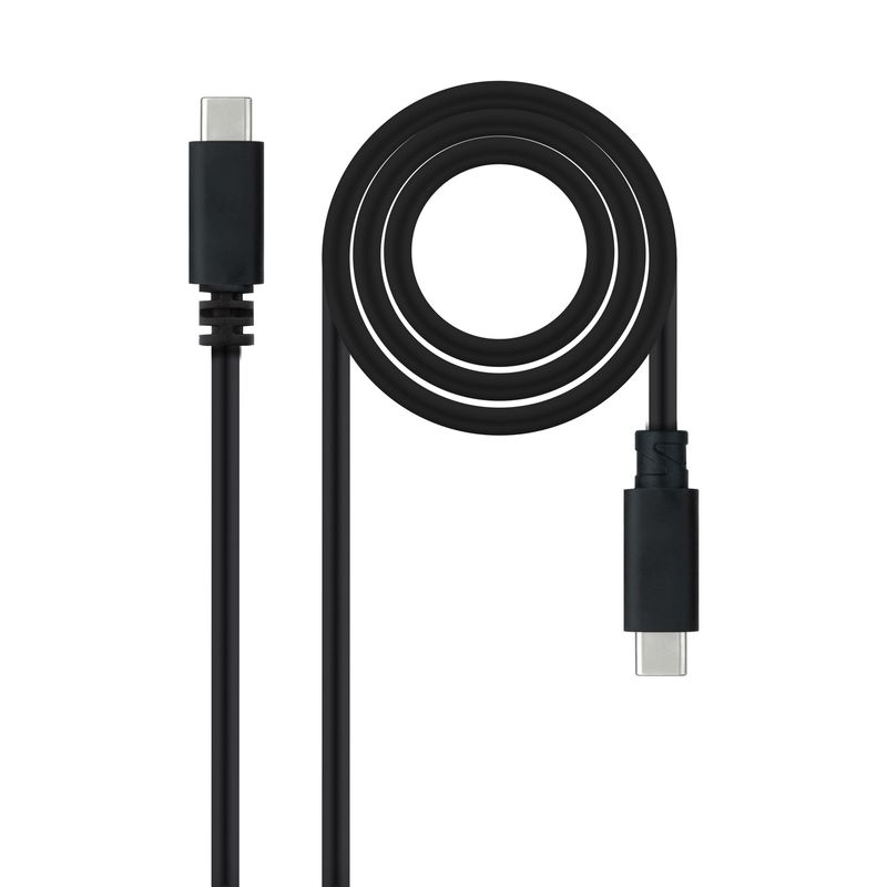 Nanocable-10.01.2301-L150-cavo-USB-15-m-USB-2.0-USB-C-Nero