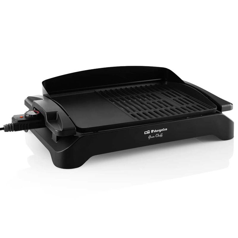 Barbecue-elettrico-da-tavolo-Orbegozo-BC-4000---Potente-e-versatile-per-grandi-riunioni---Doppia-area-grill-e-piastra---