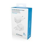 AISENS-ASCH-30W1P018-W-Caricabatterie-per-dispositivi-mobili-Universale-Bianco-AC-Ricarica-rapida-Interno