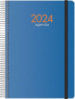 Agenda-annuale-Dohe-Syncro---Visualizzazione-settimanale---Copertina-in-plastica---Chiusura-ad-elastico---Dimensioni-15x