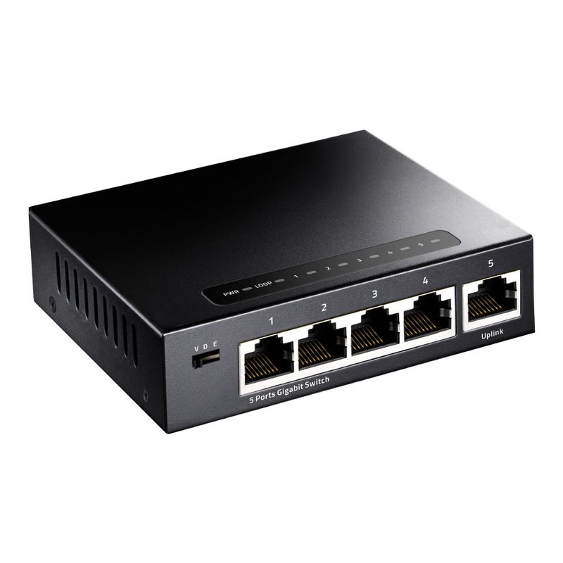 Switch-Cudy-GS105-5-porte-Gigabit-adattive-10-100-1000-Mbps