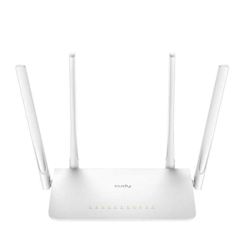 Cudy-WR1300-Router-WiFi-Intelligente-AC1200-Dual-Band---1x-Porta-Wan-1000-100-10-Mbps-e-4x-Porte-Lan-1000-100-10-Mbps---