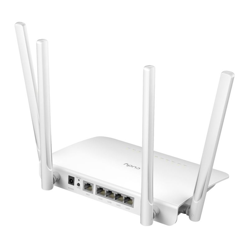 Cudy-WR1300-Router-WiFi-Intelligente-AC1200-Dual-Band---1x-Porta-Wan-1000-100-10-Mbps-e-4x-Porte-Lan-1000-100-10-Mbps---