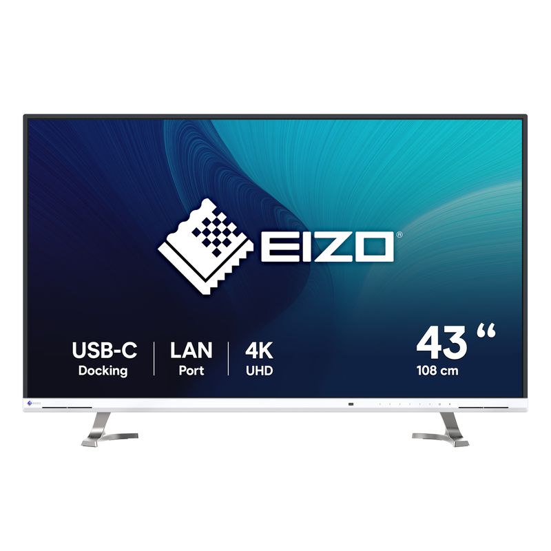 EIZO-FlexScan-EV4340X-WT-LED-display-108-cm--42.5---3840-x-2160-Pixel-4K-Ultra-HD-Bianco