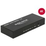 Delock Eingang 1 x HDMI-A 19 Pin Buchse / 1 x DC 5 V Stromanschluss  Ausgang 4 x HDMI