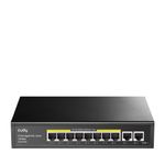 Cudy GS1010PE switch di rete Gigabit Ethernet (10/100/1000) Supporto Power over Ethernet (PoE) Nero