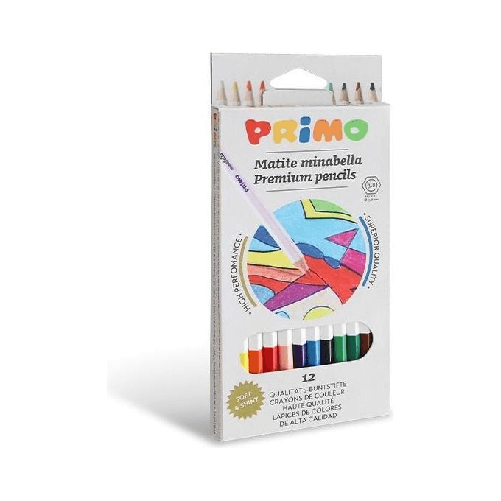 Primo-522MINAB12-pastello-colorato-Multicolore-12-pz