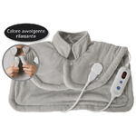 Macom Termo Poncho Plus Termoforo cervicale eletrrico con 6 intensità di calore 52 x 56 cm 100 W