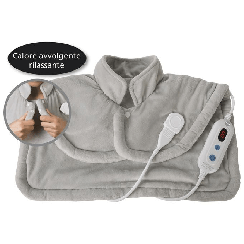 Macom-Termo-Poncho-Plus-Termoforo-cervicale-eletrrico-con-6-intensita-di-calore-52-x-56-cm-100-W