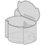 Hydor Ricambio Contenitore per Filtro Crystal 90-25