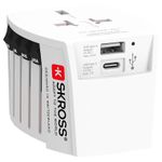 Skross Adattatore da viaggio mondiale SKROSS MUV USB (AC) bianco