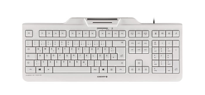 CHERRY-KC-1000-SC-tastiera-USB-QWERTY-Spagnolo-Grigio