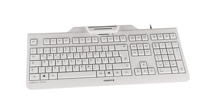 CHERRY-KC-1000-SC-tastiera-USB-QWERTY-Spagnolo-Grigio